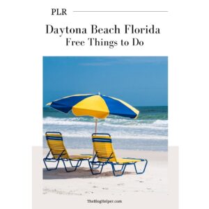 Daytona Beach Florida – Free Things to Do Instagram #plr #daytonabeach #florida