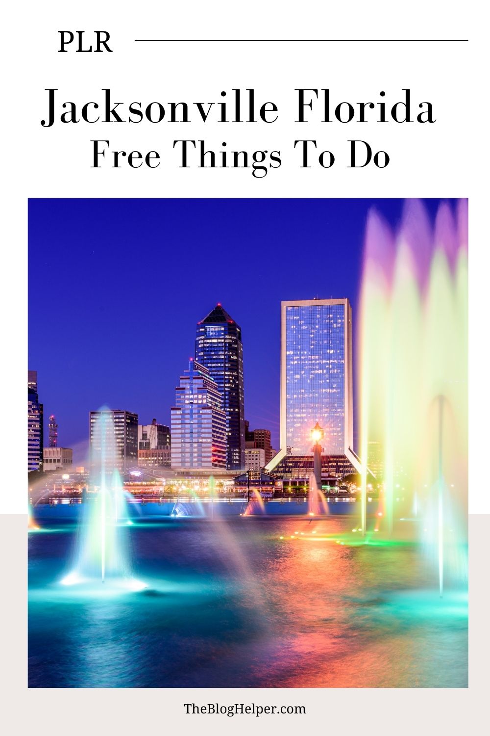 Jacksonville Florida – Free Things To Do PLR #plr #florida