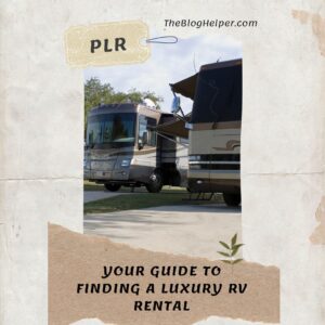 Your Guide to Finding a Luxury RV Rental Insta #plr #rvtravel
