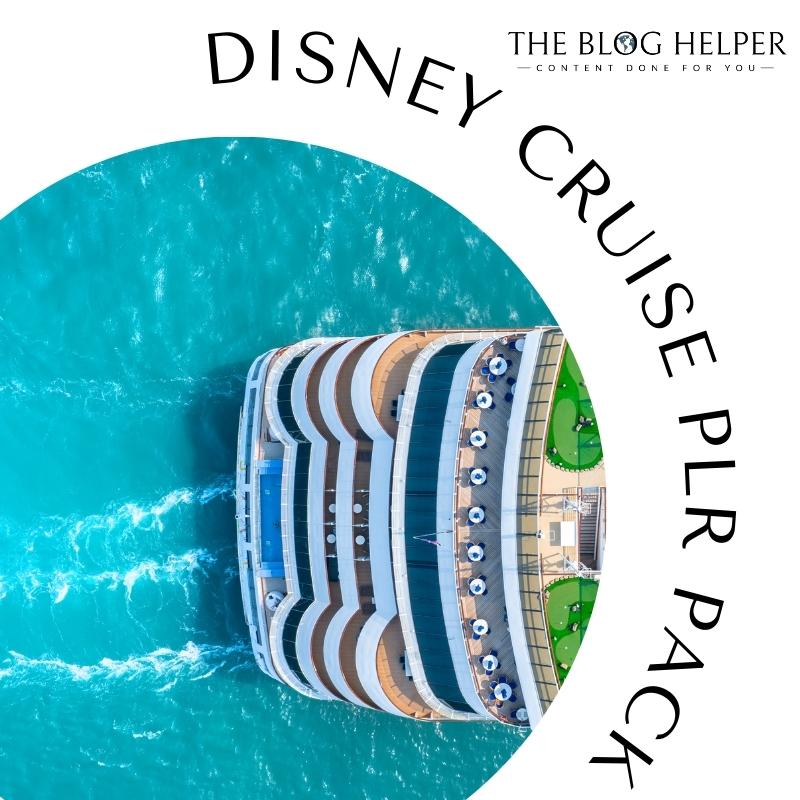 Disney Cruise PLR Pack