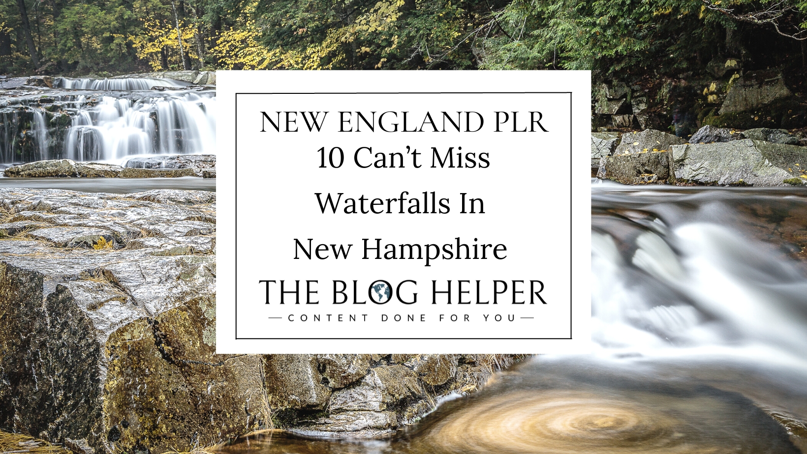 10 Can't Miss Roadside Waterfalls In New Hampshire