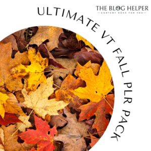 Ultimate VT Fall PLR Pack