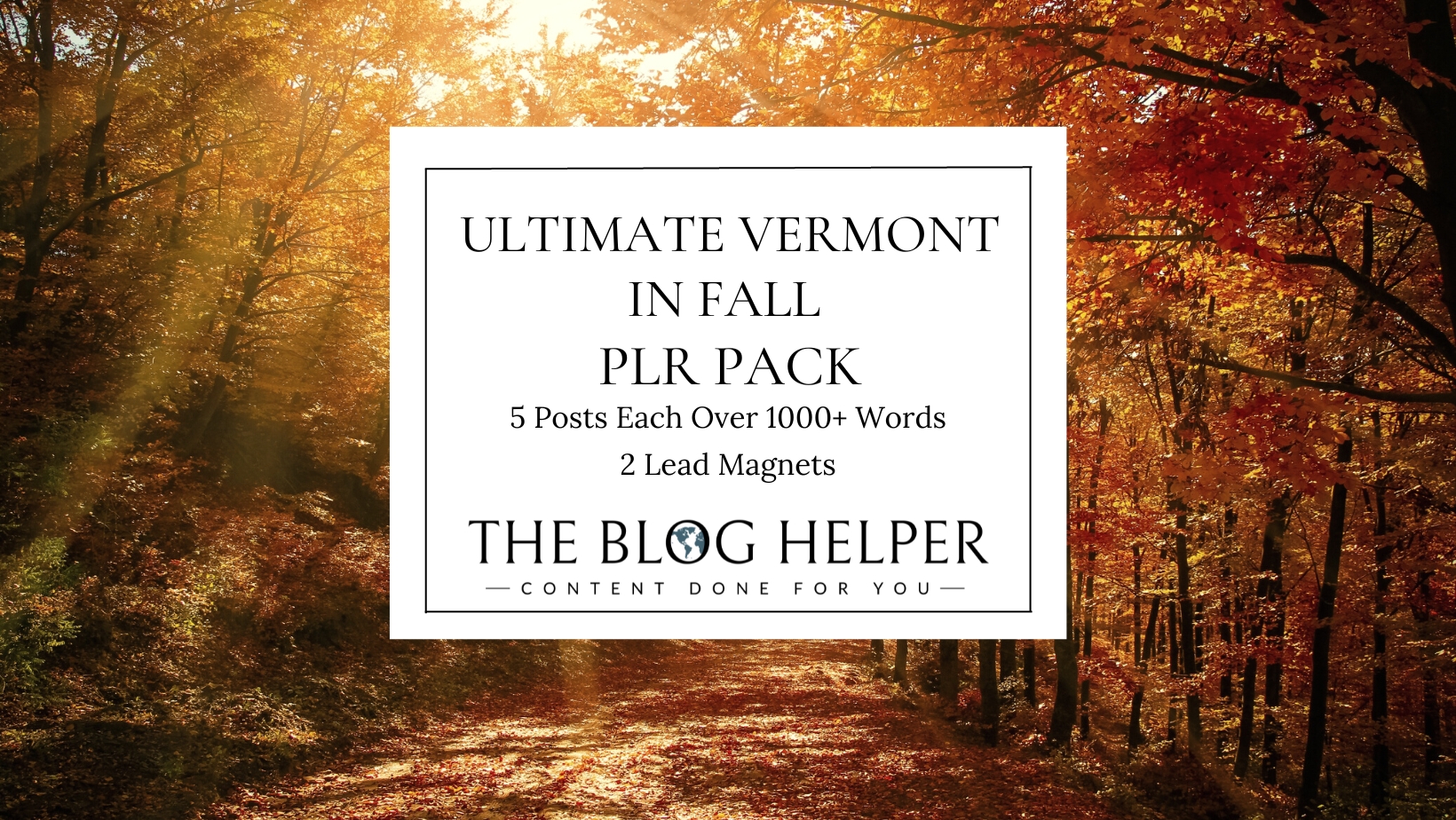 Ultimate Fall PLR Pack