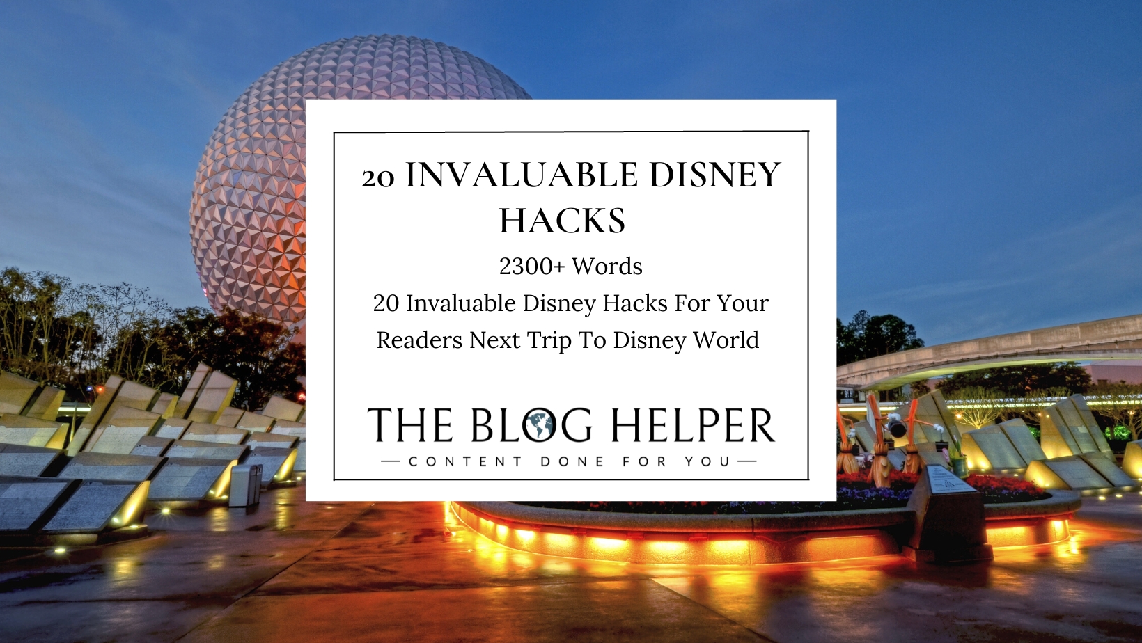 20 Invaluable Disney Hacks 
